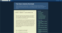 Desktop Screenshot of greysdownload.blogspot.com