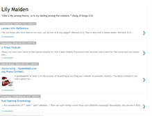 Tablet Screenshot of lily-maiden.blogspot.com