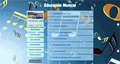 Desktop Screenshot of blogdelaasignaturademusica.blogspot.com
