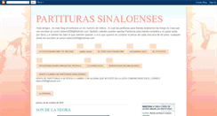 Desktop Screenshot of partiturasssinaloenses.blogspot.com