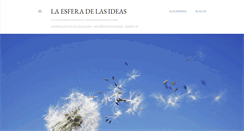Desktop Screenshot of laesferadelasideas.blogspot.com