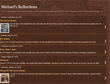 Tablet Screenshot of michaelsreflections.blogspot.com