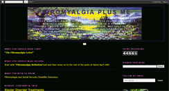 Desktop Screenshot of fibromyalgiaplusme.blogspot.com
