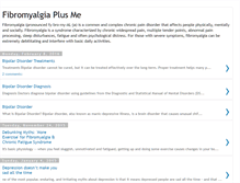 Tablet Screenshot of fibromyalgiaplusme.blogspot.com