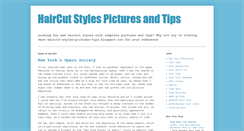 Desktop Screenshot of haircut-styles-pictures-tips.blogspot.com