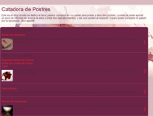 Tablet Screenshot of catadoradepostres.blogspot.com