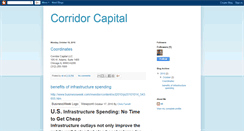 Desktop Screenshot of corridorcapital.blogspot.com