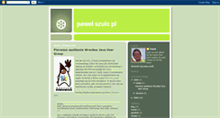 Desktop Screenshot of pawelszulc.blogspot.com