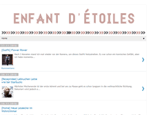 Tablet Screenshot of enfantdetoiles.blogspot.com