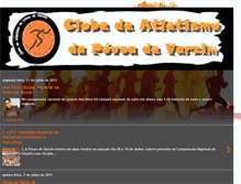 Tablet Screenshot of clubedeatletismodapovoadevarzim.blogspot.com