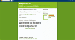 Desktop Screenshot of kangooclubsg.blogspot.com