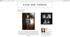 Desktop Screenshot of evanandconner.blogspot.com
