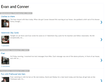 Tablet Screenshot of evanandconner.blogspot.com