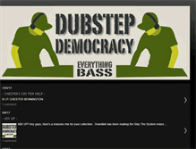 Tablet Screenshot of dubstepdemocracy.blogspot.com