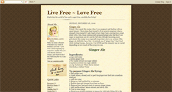Desktop Screenshot of livefreelovefree.blogspot.com