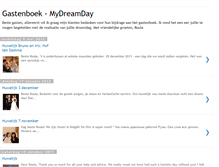 Tablet Screenshot of mydreamday-gastenboek.blogspot.com