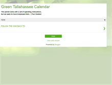 Tablet Screenshot of greencalendar.blogspot.com