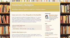 Desktop Screenshot of catedrasociedadyreligion.blogspot.com
