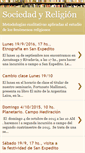 Mobile Screenshot of catedrasociedadyreligion.blogspot.com