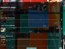 Tablet Screenshot of mysteryspage.blogspot.com