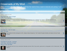 Tablet Screenshot of crossroadsofmymind.blogspot.com