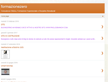 Tablet Screenshot of formazionezero.blogspot.com