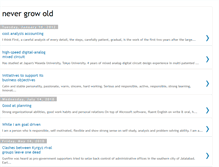 Tablet Screenshot of nevergrowold123.blogspot.com
