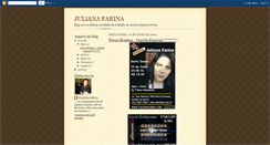 Desktop Screenshot of julianafarina.blogspot.com