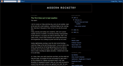 Desktop Screenshot of modernrocketry.blogspot.com