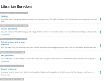 Tablet Screenshot of librarianboredom.blogspot.com