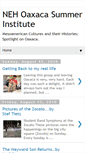 Mobile Screenshot of nehoaxacasummerinstitute.blogspot.com