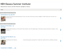 Tablet Screenshot of nehoaxacasummerinstitute.blogspot.com