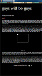 Mobile Screenshot of goyswillbegoys.blogspot.com
