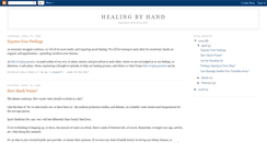 Desktop Screenshot of healingbyhand.blogspot.com