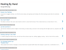 Tablet Screenshot of healingbyhand.blogspot.com