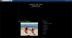 Desktop Screenshot of danceonthedarkside.blogspot.com