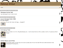 Tablet Screenshot of makeupamour.blogspot.com