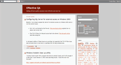 Desktop Screenshot of effectiveqa.blogspot.com