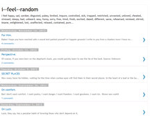 Tablet Screenshot of i--feel--random.blogspot.com