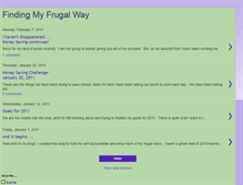 Tablet Screenshot of findingmyfrugalway.blogspot.com