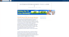Desktop Screenshot of internetfernsehen-von-a-z.blogspot.com