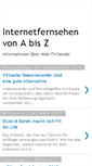 Mobile Screenshot of internetfernsehen-von-a-z.blogspot.com