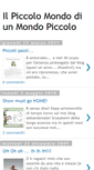 Mobile Screenshot of ilpiccolomondodiunmondopiccolo.blogspot.com
