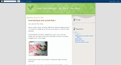 Desktop Screenshot of anakdaramelayu.blogspot.com