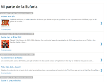 Tablet Screenshot of mipartedelaeuforia.blogspot.com