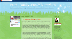 Desktop Screenshot of faithfamilybutterflies.blogspot.com