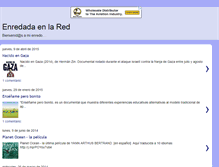 Tablet Screenshot of enredada-en-la-red.blogspot.com