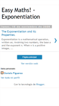 Mobile Screenshot of easyexponentiation.blogspot.com