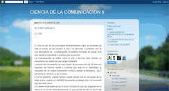 Desktop Screenshot of cienciadelacomunicacionluisito.blogspot.com