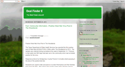 Desktop Screenshot of dealfindere.blogspot.com